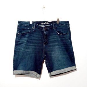 Universal Thread Jean Shorts- Dark Blue Sz 20WR